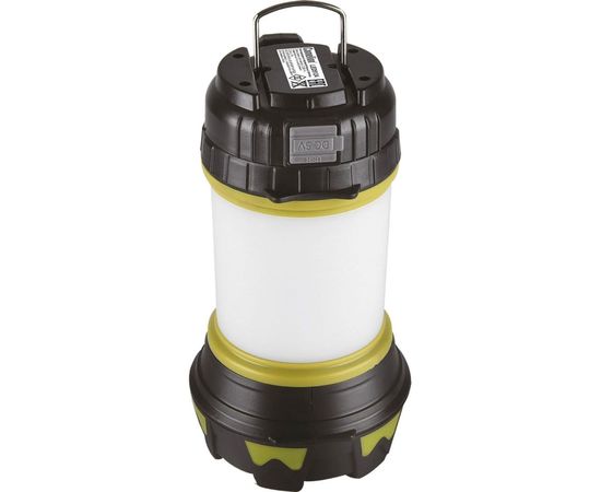 Фонарь Camelion LED5124 аккумуляторный, черный/зеленый, USB2.0, Micro USB, Powerbank, 5Вт, 4,4 А-ч, пластик, коробка 14671 – изображение 5