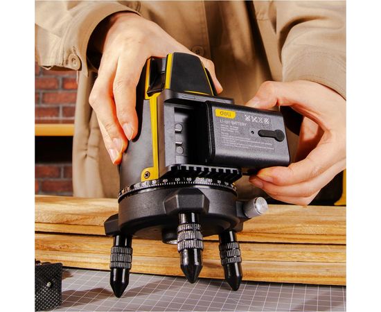 Лазерный нивелир DELI dl332303 3d 102966 – изображение 6