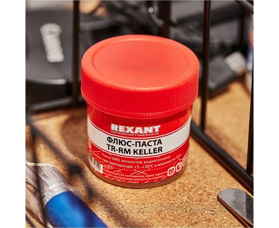 Флюс для пайки (паста) TR-RM KELLER 20 мл REXANT 09-3690 – изображение 6