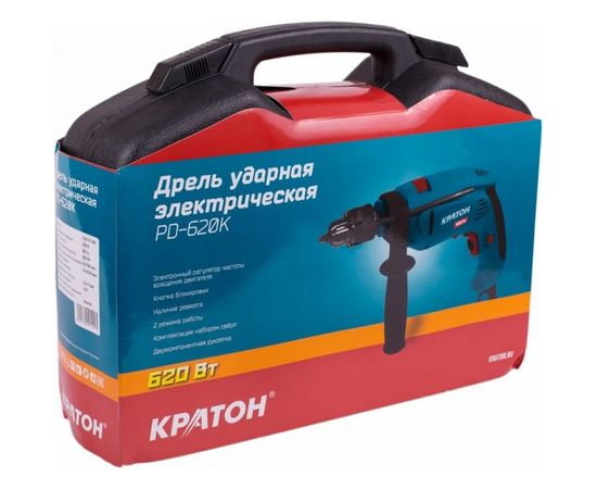 Дрель Кратон PD-620К 3 02 01 009 – изображение 6