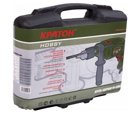Дрель Кратон PD-530К1 3 02 01 007 – изображение 7