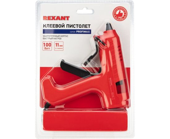 Клеевой пистолет Rexant ProfiMax 100 Вт 12-0118 – изображение 7
