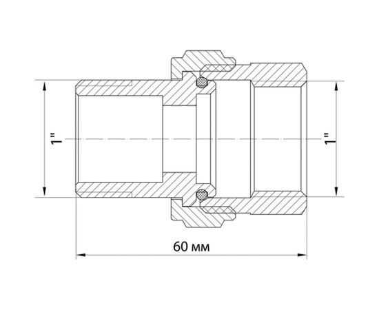 Переходник VRT со сгоном, 1, прямой, конус, никель НК 0805-Вн 504292 – изображение 9