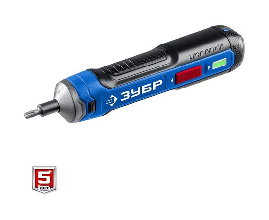 Аккумуляторная отвертка ЗУБР Профессионал 4 Vmax, в кейсе с набором 33 бит PSD-4S – изображение 9