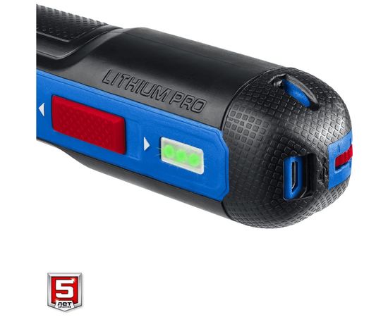 Аккумуляторная отвертка ЗУБР Профессионал 4 Vmax, в кейсе с набором 33 бит PSD-4S – изображение 10