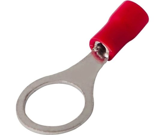 Кольцевой изолированный наконечник REXANT диам.10.5мм 0.5-1.5кв.мм красный 08-0017 
