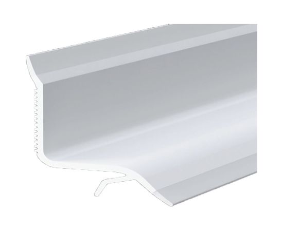 Бордюр для ванны на плитку GRACE ПВХ, 23 мм, 1.85 м, белый УТ000014588 