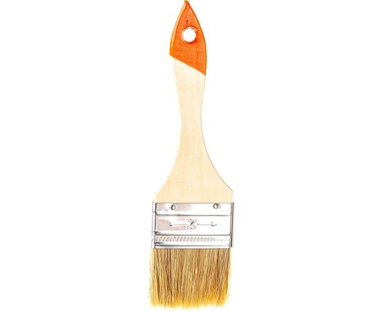 Кисть HEADMAN малярная плоская "Бейсик" натуральная щетина 2 д. 50 мм 682-004 