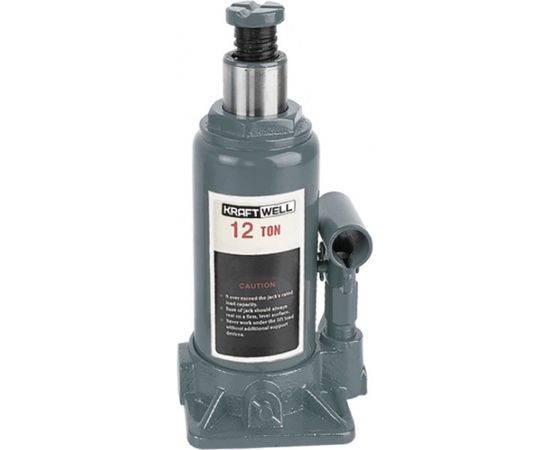 Бутылочный домкрат г/п 12000 кг KraftWell KRWBJ12 