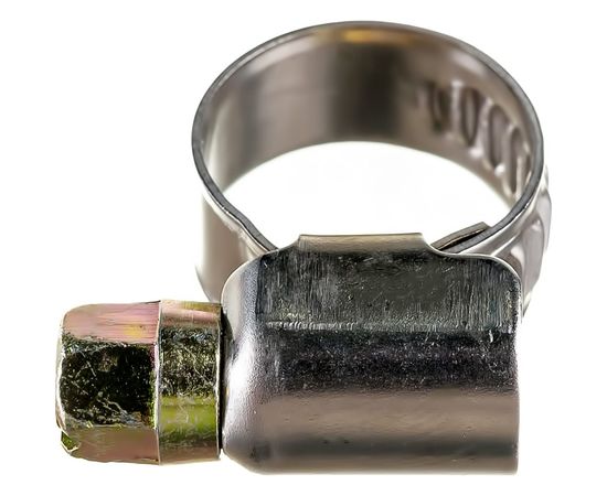 Червячный хомут РОССНА 8х12 мм 1/2"" нержавеющая сталь, винт, 5 шт. Р860703 DIY 