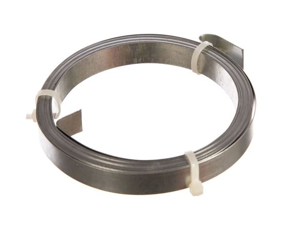 Хомутная неперфорированная лента Tech-Krep оцинкованная 15х0,55 мм 5 м - накл. 124419 