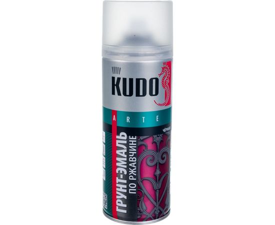 Грунт-эмаль по ржавчине KUDO черная RAL 9005 11601409 
