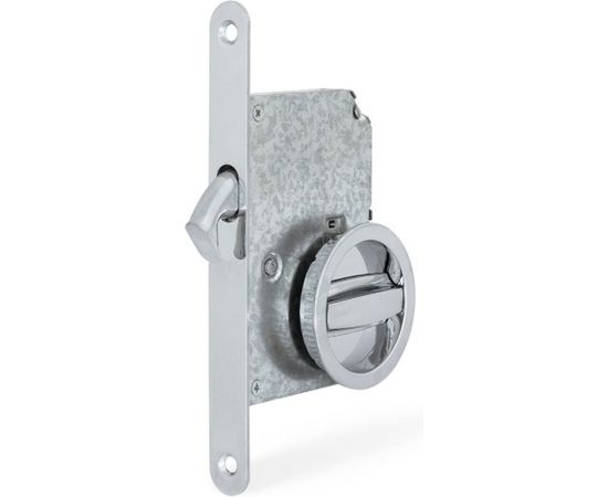 Ручка с замком для раздвижных дверей Palladium 03 BK CP 11948 