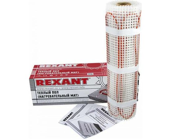 Нагревательный мат REXANT площадь 1,0 м2 (0,5 х 2,0 метра) 160 Вт 51-0502 