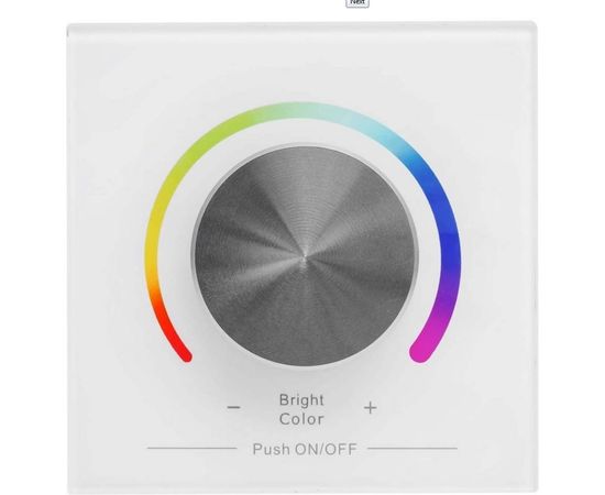 Контроллер Apeyron 12В/24В, 144Вт/288 Вт, встраиваемый, с диммером, ручка регулировки 04-14 