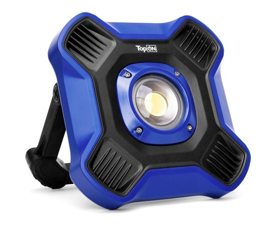 Аккумуляторный фонарь TopOn LED 50 Вт 5000 лм 14.6 В 4.0 Ач 58.4 Втч Синий TOP-MX5B 