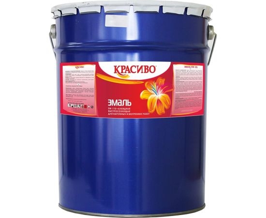 Эмаль Красиво ПФ-115 серая, бар. 20 кг 4690417011155 