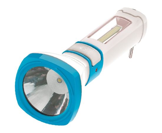 Аккумуляторный фонарь КОСМОС 5W LED, бок.пан. COB 3Вт, 3 реж раб, з/у 479990 KOCAc7023WLED 