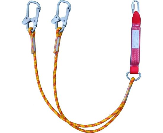 Двойной строп из каната с амортизатором ПРОГРЕСС СЕФЕТИ Строп аВд+Кс 