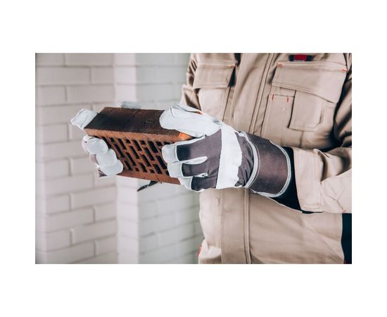 Комбинированные кожаные перчатки с усилением ладони Jeta Safety Sigmar Pro, р.10/XL JSL-301-10/XL – изображение 11