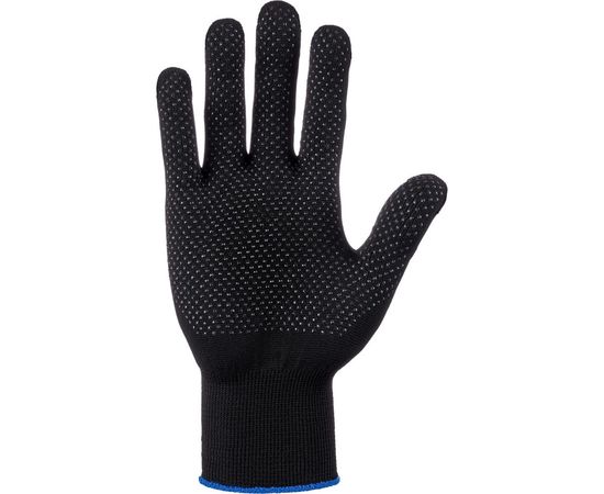 Нейлоновые перчатки Фабрика перчаток с ПВХ 15 класс черные Н-15-ЧЕР-(S-L) – изображение 2