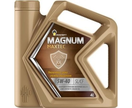 Моторное масло РОСНЕФТЬ Magnum Maxtec 5W-40 SL-CF п-синт. кан. 4 л 40814642 – изображение 2