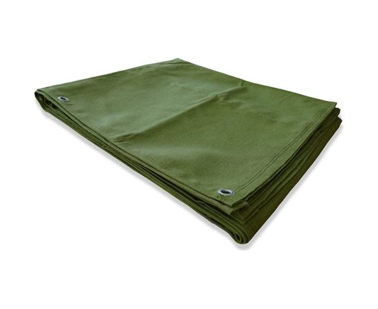 Полог брезентовый огнеупорный (3х5 м; 460 г/кв.м) Промышленник ПБО35 – изображение 2