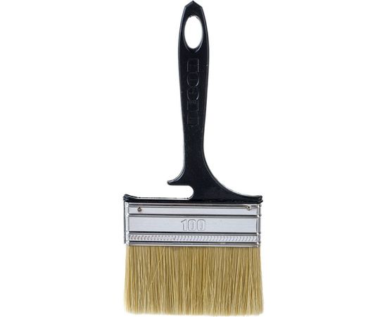 Кисть DECOR ХИТ 100х14 мм, светлая смешанная щетина, пласт. ручка 713-100 – изображение 2