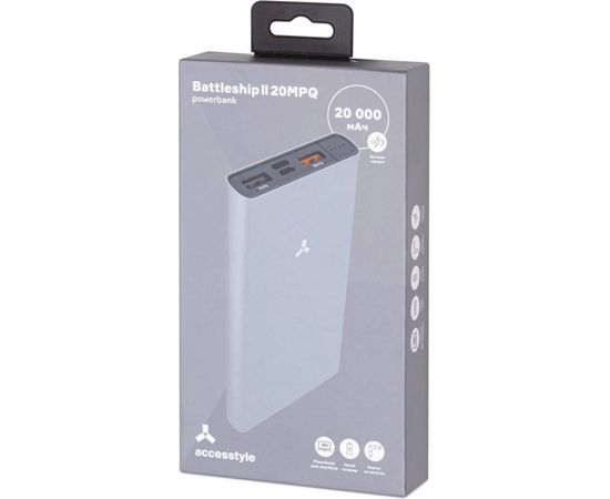 Внешний аккумулятор Accesstyle Battleship II 20MPQ – изображение 2