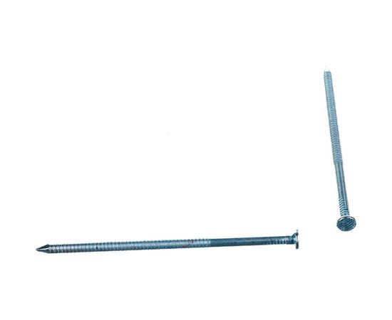 Ершеный оцинкованный гвоздь 90мм, 600г - коробка Tech-Krep 124602 – изображение 2