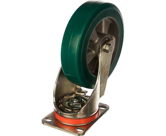 Колесо с вращающейся опорой и пластиной крепления (200 мм; 700 кг) Tellure rota 627516 – изображение 2