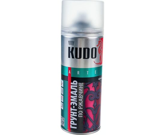 Грунт-эмаль по ржавчине KUDO черная RAL 9005 11601409 – изображение 3
