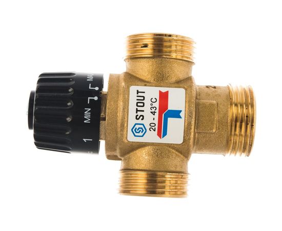 Термостатический смесительный клапан STOUT G 1” M SVM-0120-254325 – изображение 3