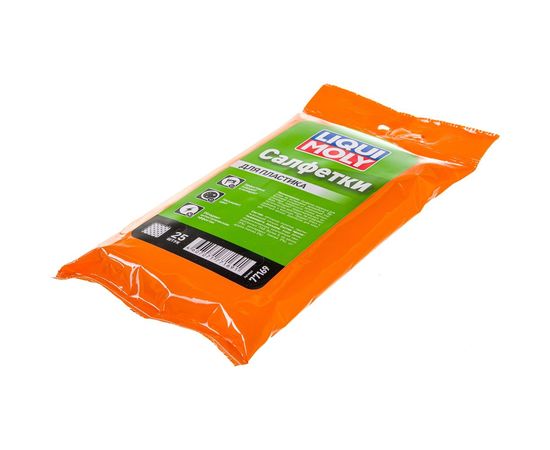 Влажные салфетки для пластика 25шт LIQUI MOLY REINIGUNGSTUCHER 77169 – изображение 3
