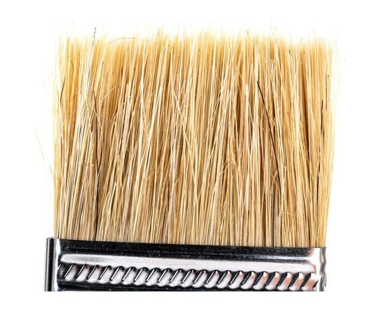 Кисть HEADMAN малярная плоская "Бейсик" натуральная щетина 2 д. 50 мм 682-004 – изображение 3