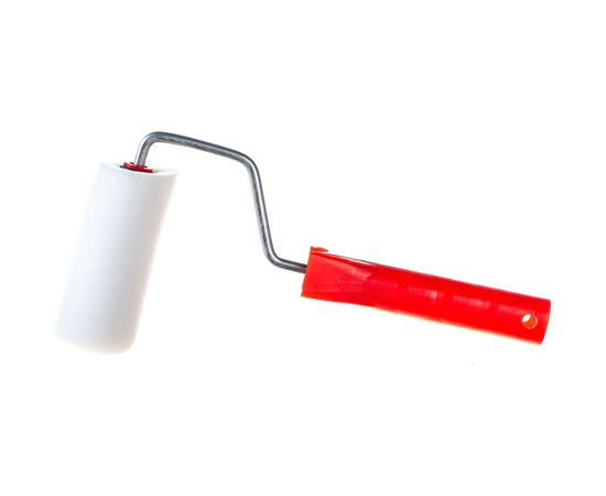 Валик для лаков, клеев, водных красок Мелодия цвета поролон 100мм +2 сменные шубки Вп100/40+2 – изображение 3