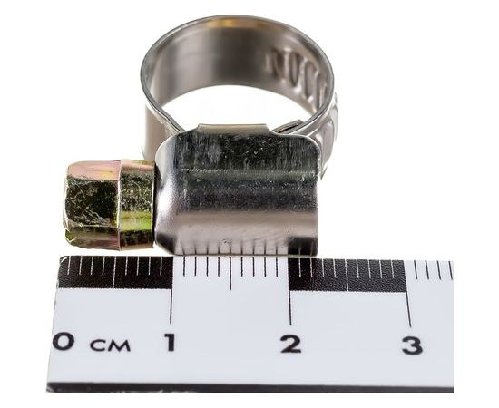 Червячный хомут РОССНА 8х12 мм 1/2"" нержавеющая сталь, винт, 5 шт. Р860703 DIY – изображение 3