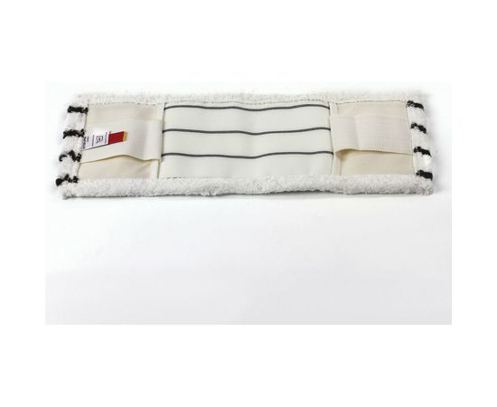 Плоская насадка МОП для швабры/держателя ЛАЙМА EXPERT 40 см, уши/карманы, микрофибра/скраб 605313 – изображение 3