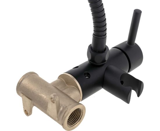 Смеситель Damixa, Option монтируемый в стену, черный 217000000 – изображение 3