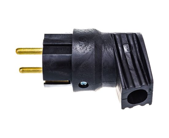 Вилка Bylectrica штепсельная с заземляющим контактом каучук, В16-416 – изображение 4