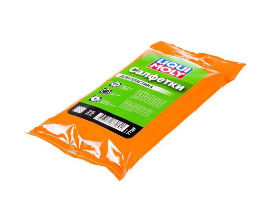 Влажные салфетки для пластика 25шт LIQUI MOLY REINIGUNGSTUCHER 77169 – изображение 5