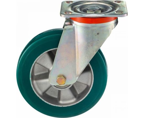 Колесо с вращающейся опорой и пластиной крепления (200 мм; 700 кг) Tellure rota 627516 – изображение 5