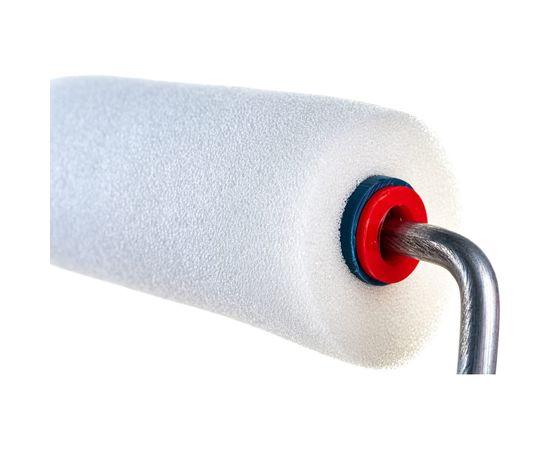 Валик для лаков, клеев, водных красок Мелодия цвета поролон 100мм +2 сменные шубки Вп100/40+2 – изображение 6