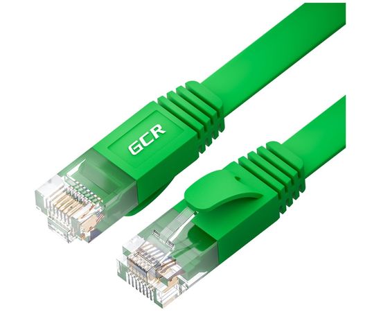 Патч-корд GCR PROF 0.3m, UTP медь кат.6, зеленый, 30 AWG, 10 Гбит/с, RJ45, T568B VIV52I834 