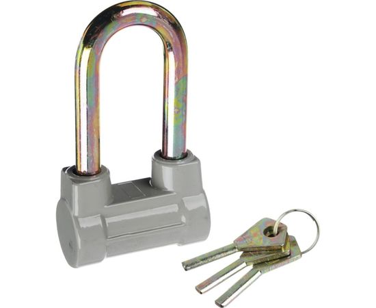 Навесной замок ЕРМАК Алюминий 60 мм, с длинной дужкой 468-366 