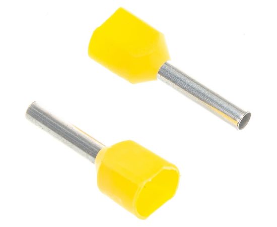 Наконечник-гильза IEK, НГИ2 1,0-10, желтый, 20шт UTE10-4-D2-3-100 