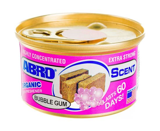 Ароматизатор на панель без крышки ABRO INDUSTRIES INC Органик Баббл Гам AS-560-BG 