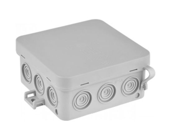 Монтажная коробка Bylectrica КМ-293 ОП серая IP54 разм.100х97х43, КМ-293 