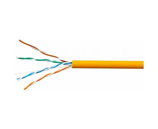 Кабель SkyNet Premium UTP-LSZH 4x2x0,51, медный, FLUKE TEST, кат.5e, однож., 305 м, box, оранжевый CSP-UTP-LSZH-4-CU 