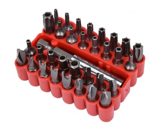 Набор специальных бит 33 шт, CrV VOREL 66330 